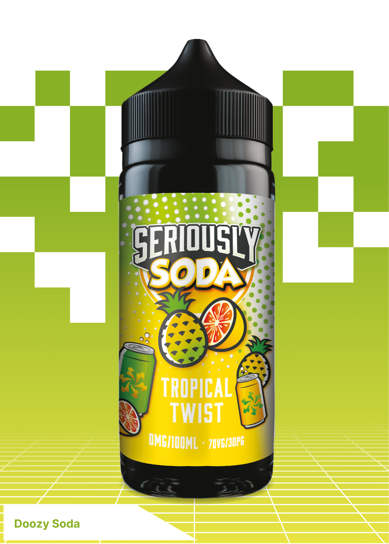 Doozy Soda - Tropical Twist 100ML  VAPE LAB SOLUTIONS