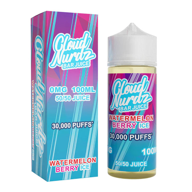 Cloud Nurdz Bar - Iced Watermelon Berry 100ML Hover Image
