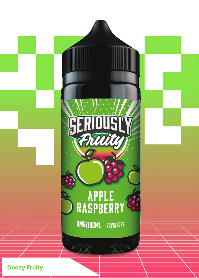 Doozy Fruity - Apple Raspberry 100ML - VAPE LAB SOLUTIONS Hover Image