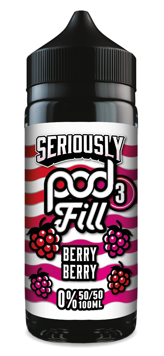 Doozy Pod Fill 3 - Berry Berry 100ML - VAPE LAB SOLUTIONS