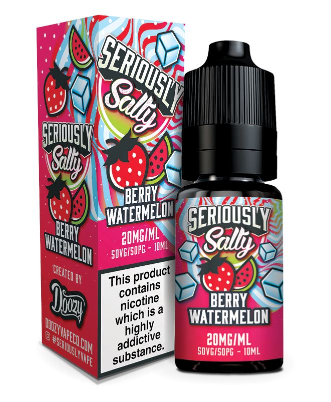 Doozy Seriously Salty -  Berry Watermelon - VAPE LAB SOLUTIONS