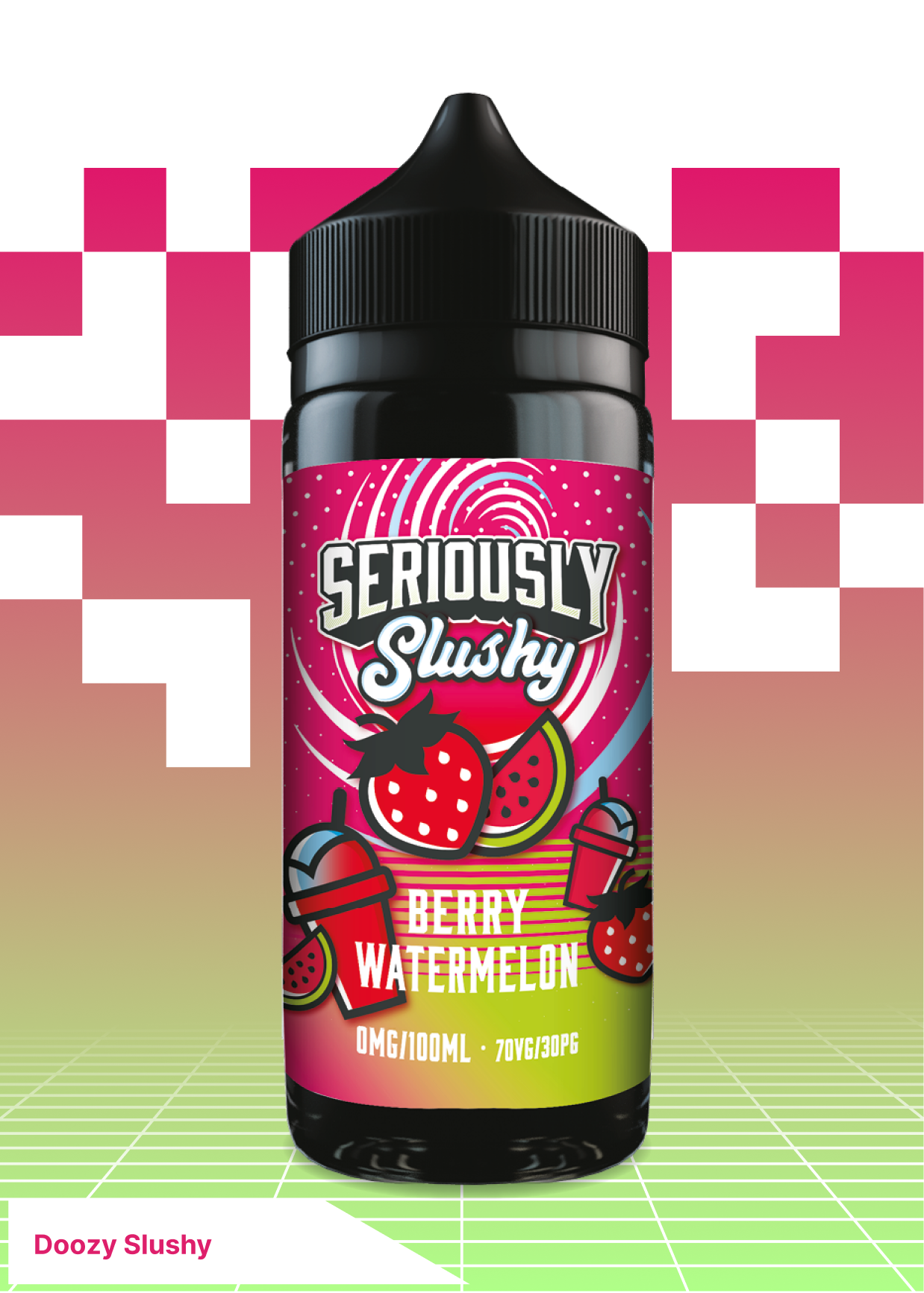 Doozy Slushy -  Berry Watermelon 100ML - VAPE LAB SOLUTIONS