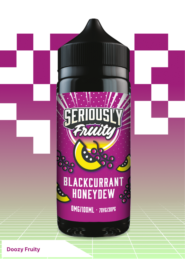 Doozy Fruity - Blackcurrant Honeydew 100ML - VAPE LAB SOLUTIONS Hover Image