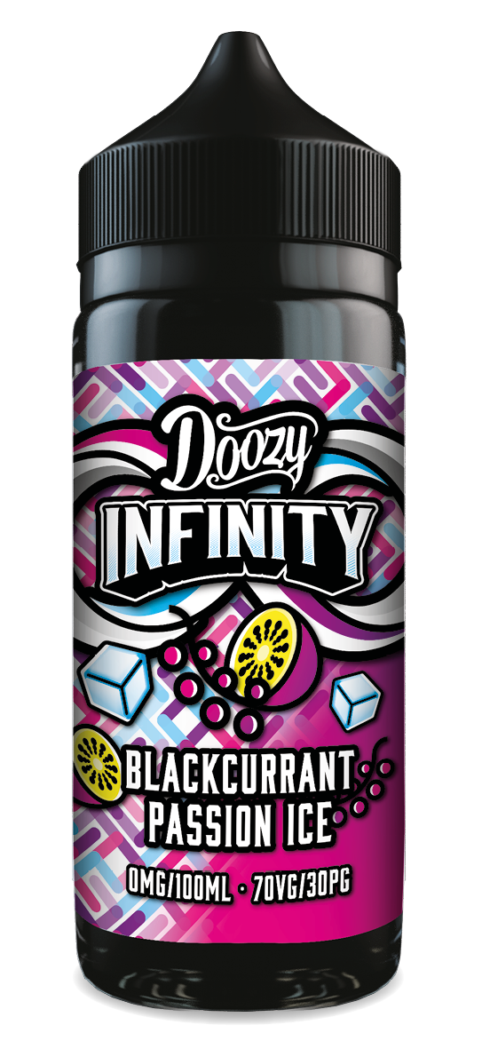 Doozy Infinity  - Blackcurrant Passion Ice 100ML Main Image