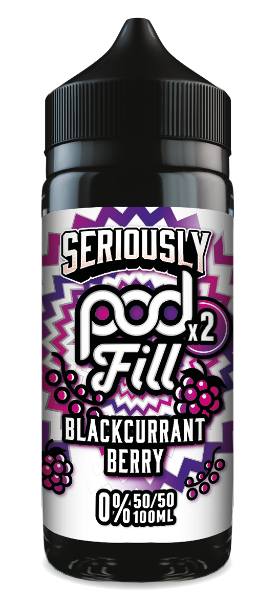 Doozy Pod Fill 2 - Blackcurrant Berry 100ML - VAPE LAB SOLUTIONS