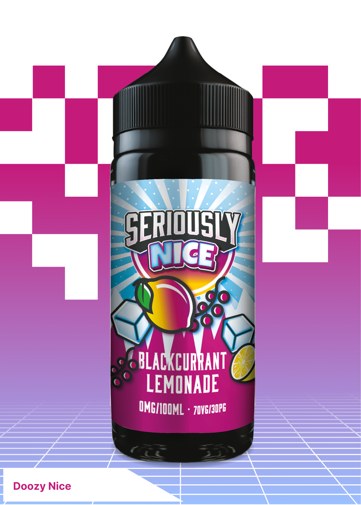 Doozy Nice -  Blackcurrant Lemonade 100ML - VAPE LAB SOLUTIONS