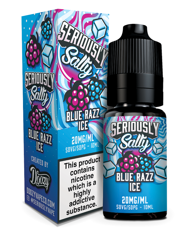 Doozy Seriously Salty -  Blue Razz ice - VAPE LAB SOLUTIONS