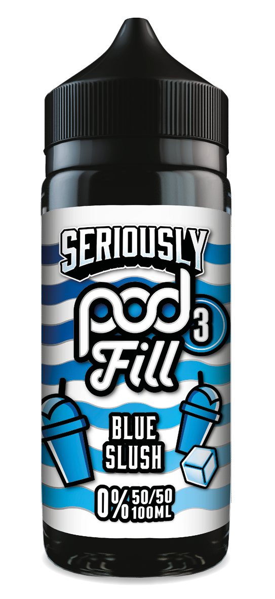Doozy Pod Fill 3 - Blue Slush 100ML - VAPE LAB SOLUTIONS