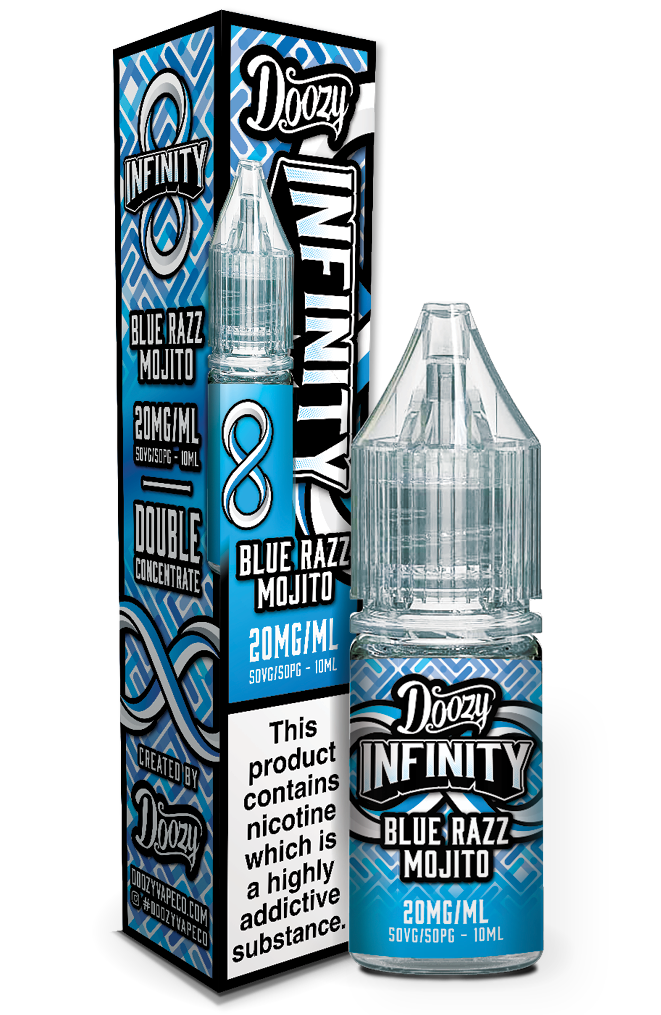 Doozy Infinity Salts - Blue Razz Mojito - VAPE LAB SOLUTIONS