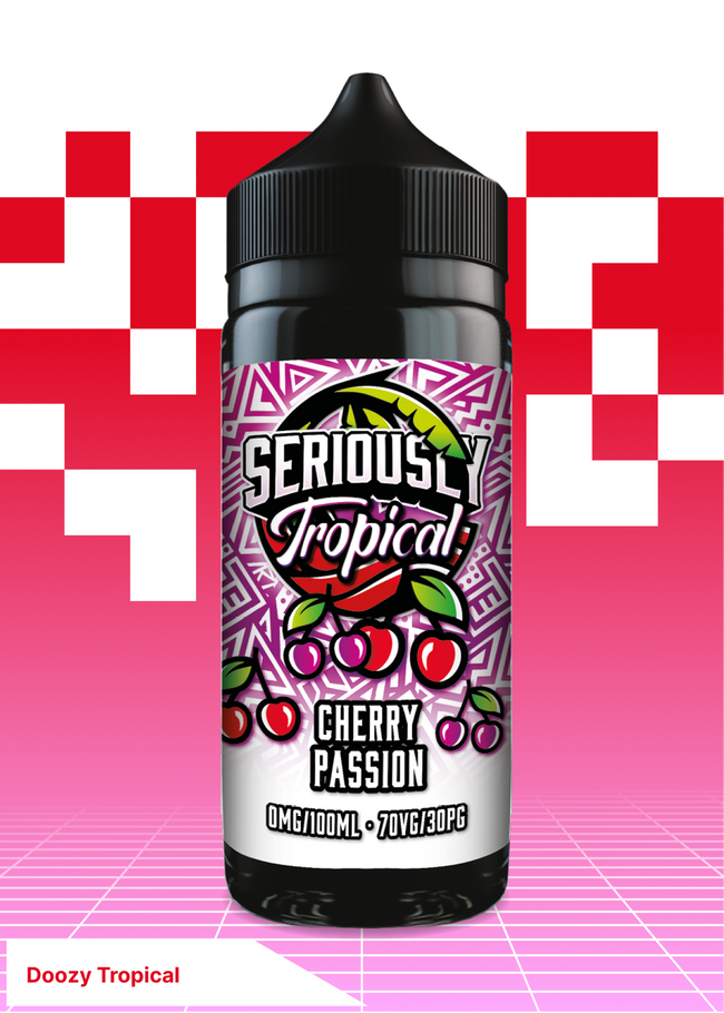 Doozy Tropical -  Cherry Passion 100ML - VAPE LAB SOLUTIONS Hover Image