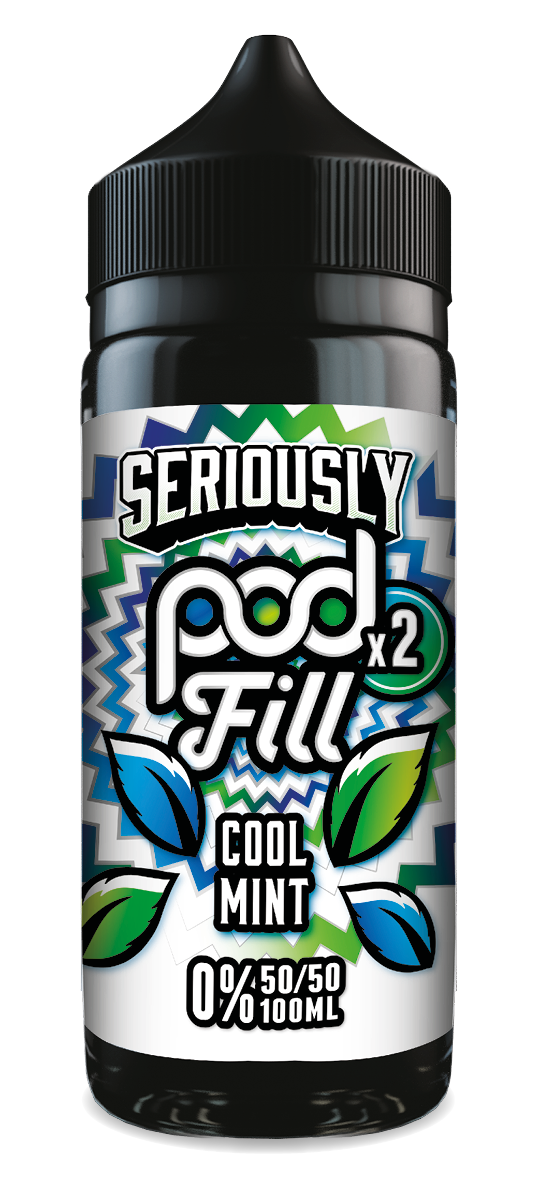 Doozy Pod Fill 2 - Cool Mint 100ML - VAPE LAB SOLUTIONS