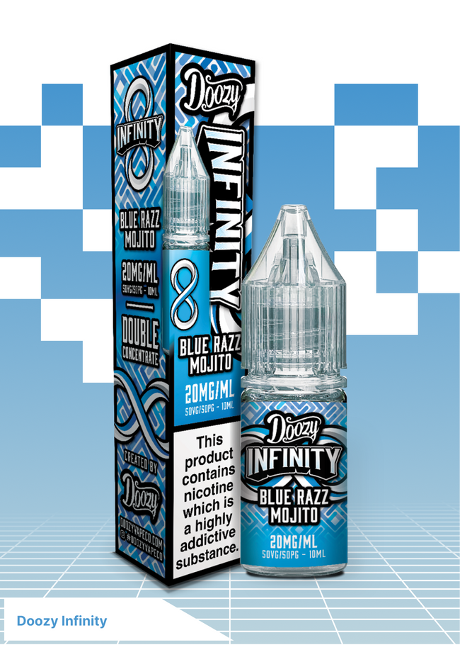 Doozy Infinity Salts - Blue Razz Mojito - VAPE LAB SOLUTIONS Hover Image