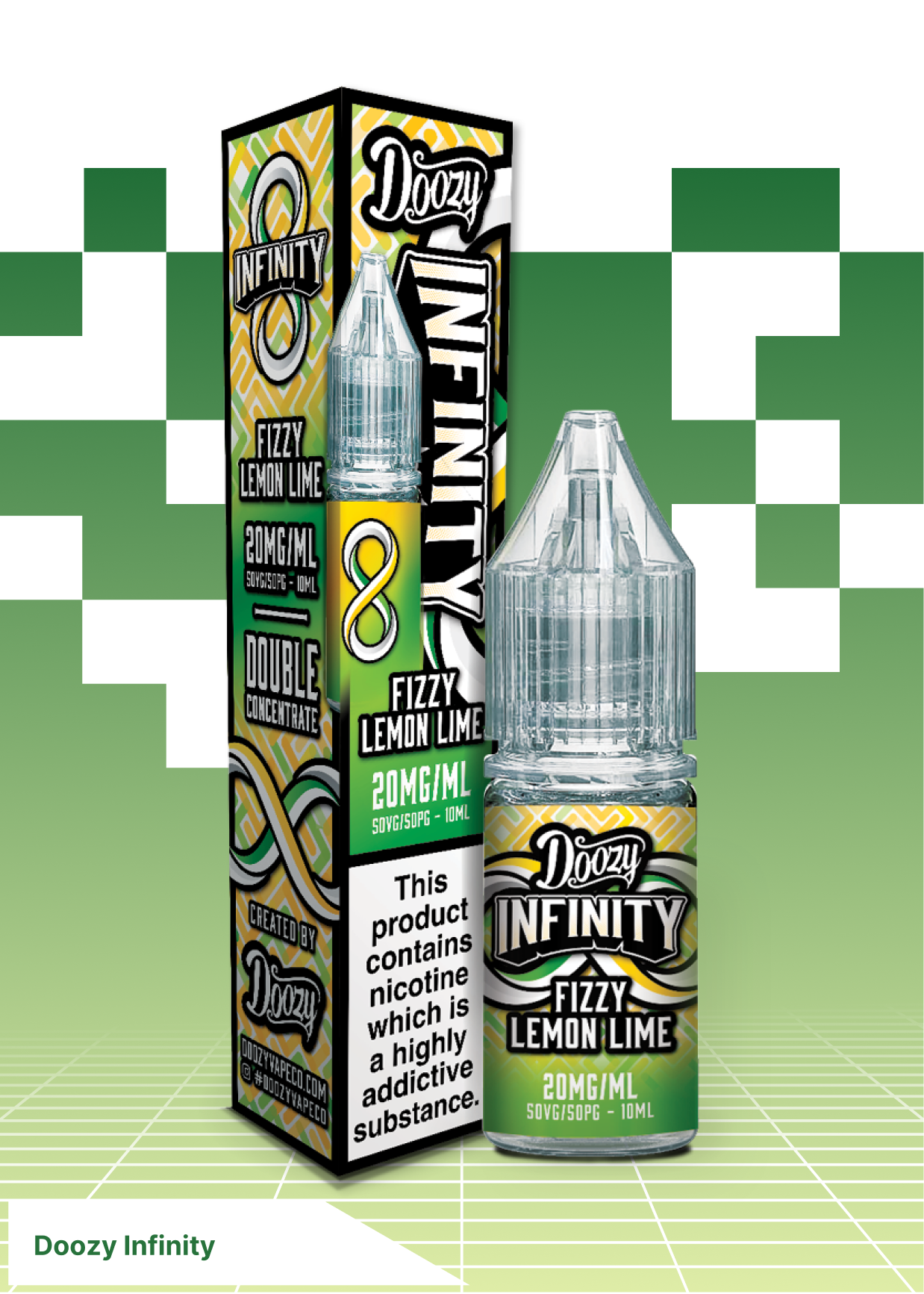 Doozy Infinity Salts - Fizzy Lemon Lime - VAPE LAB SOLUTIONS