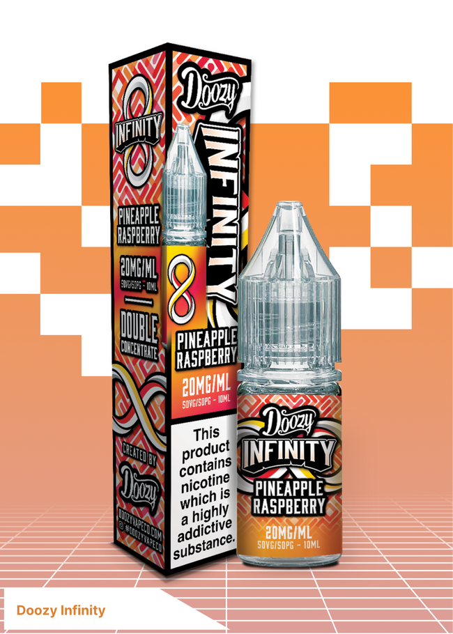 Doozy Infinity Salts - Pineapple Raspberry - VAPE LAB SOLUTIONS Hover Image