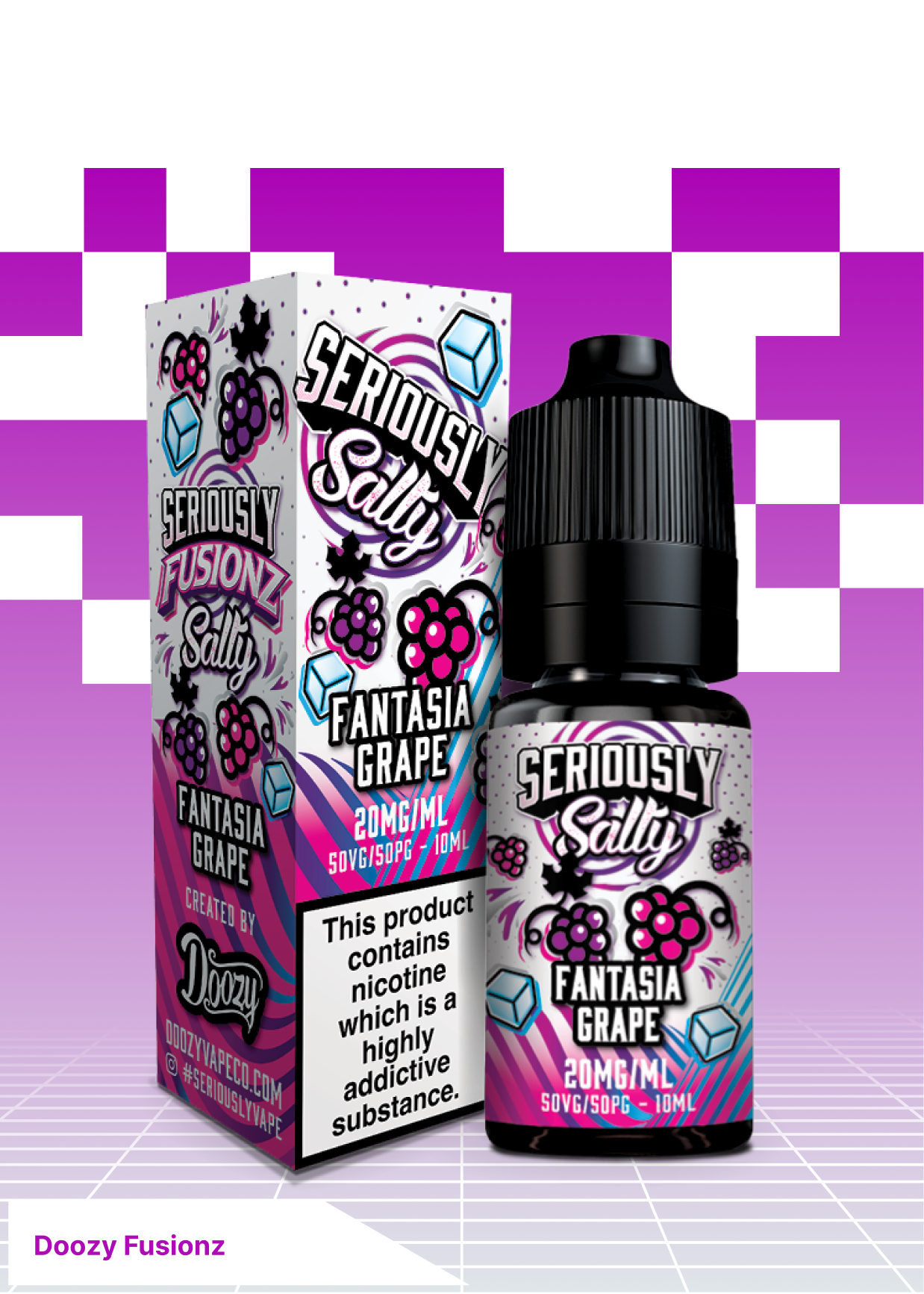 Doozy Fusionz -  Fantasia Grape - VAPE LAB SOLUTIONS