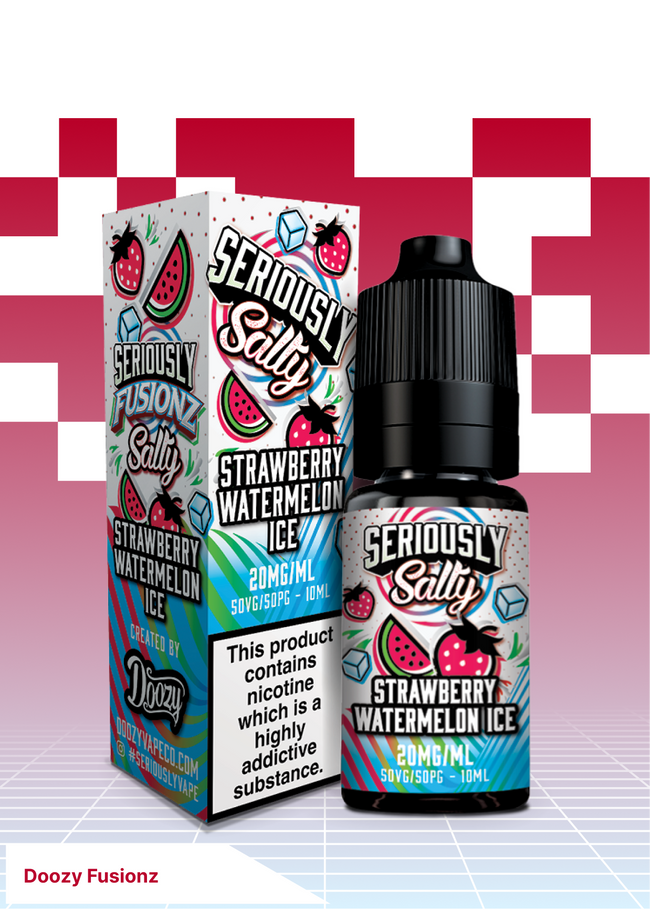 Doozy Fusionz -   Strawberry Watermelon Ice - VAPE LAB SOLUTIONS Hover Image
