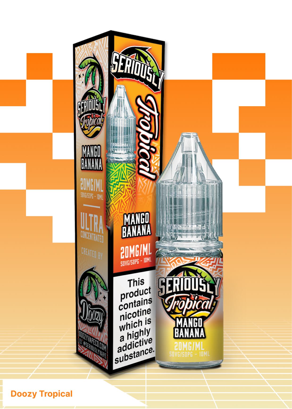 Doozy Tropical - Mango  Banana - VAPE LAB SOLUTIONS