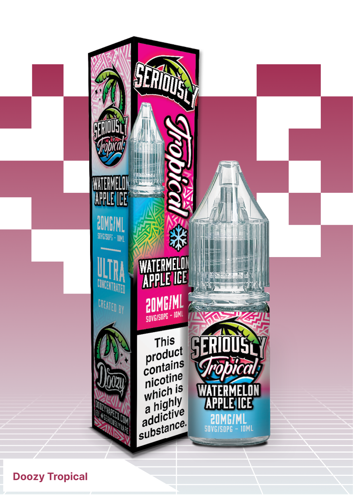 Doozy Tropical - Watermelon Apple Ice - VAPE LAB SOLUTIONS