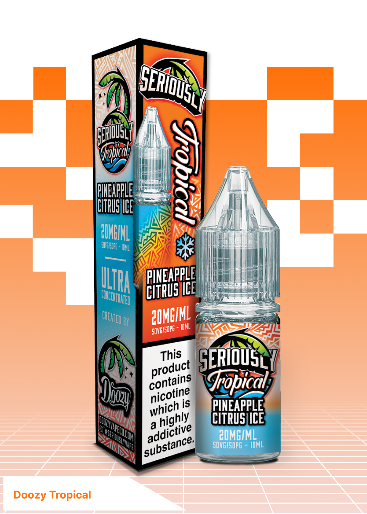 Doozy Tropical - Pineapple Citrus Ice - VAPE LAB SOLUTIONS