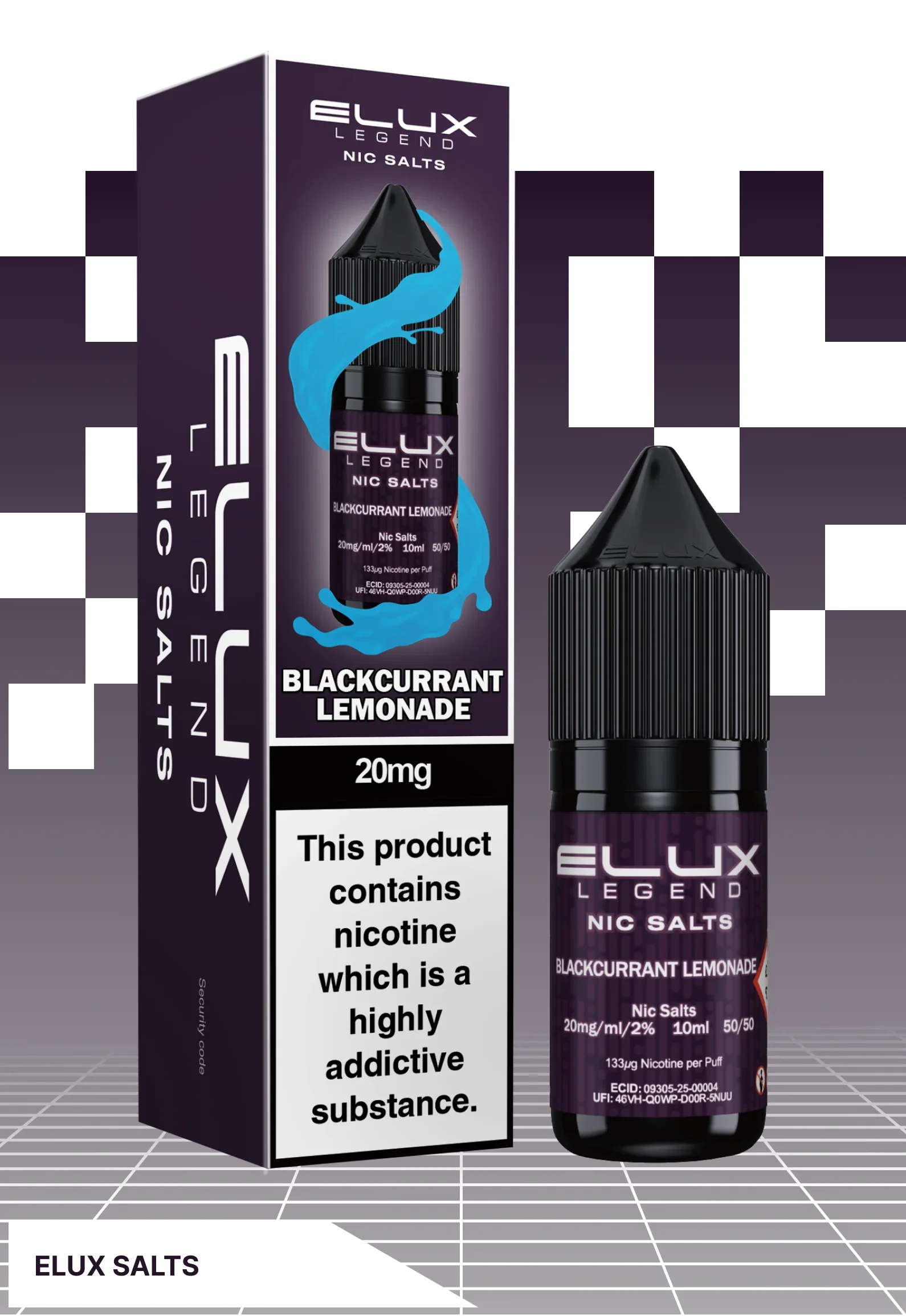 ELUX Blackcurrant Lemonade - 10 MG - VAPE LAB SOLUTIONS