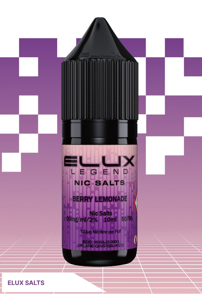 ELUX Berry Lemonade - 10 MG - VAPE LAB SOLUTIONS Hover Image