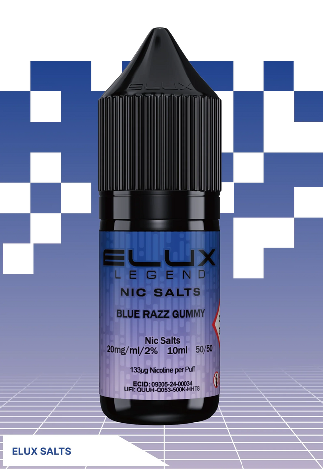ELUX Bluerazz Gummybear - 10 MG - VAPE LAB SOLUTIONS Hover Image
