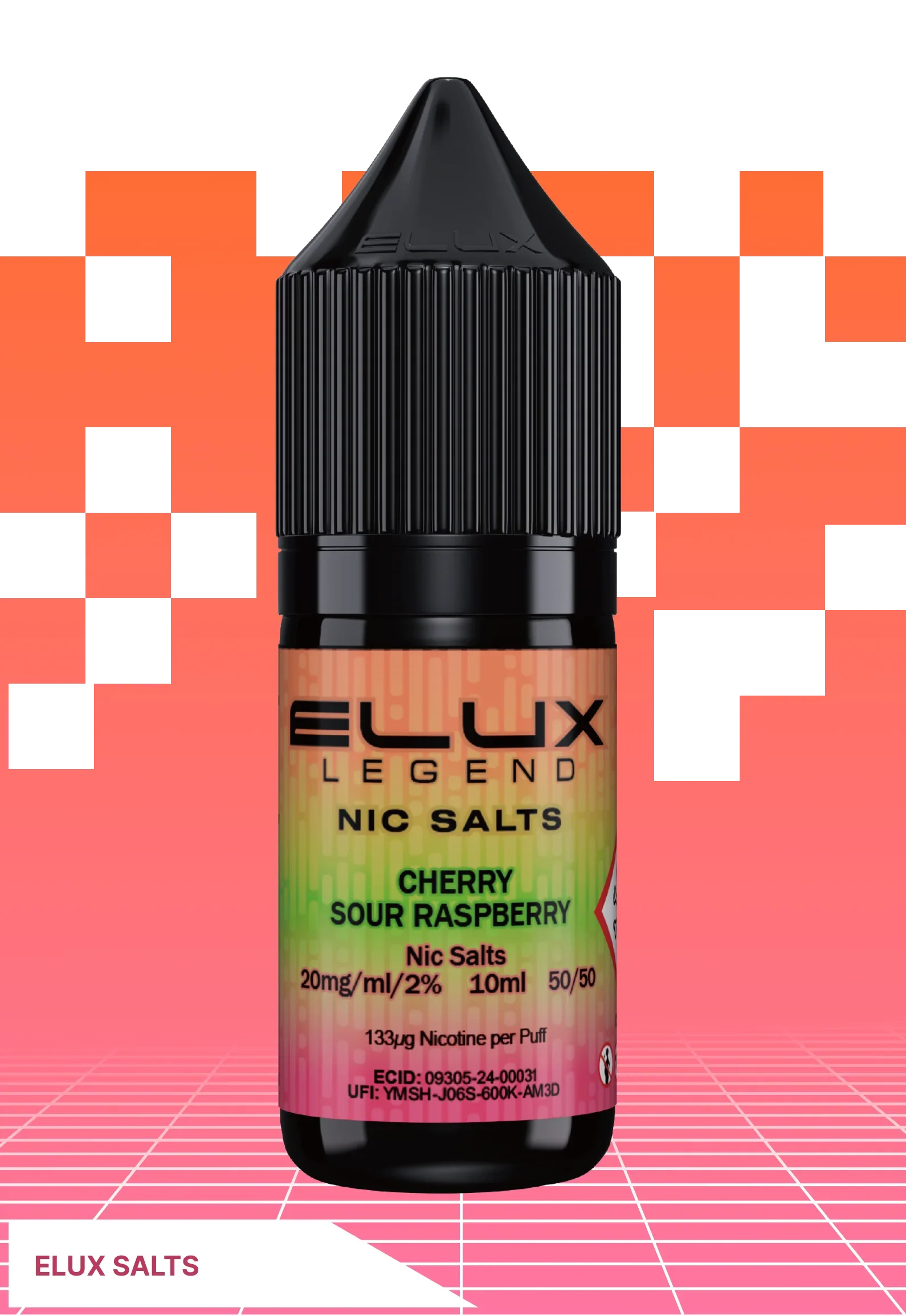 ELUX Cherry Sour Raspberry - 10 MG - VAPE LAB SOLUTIONS