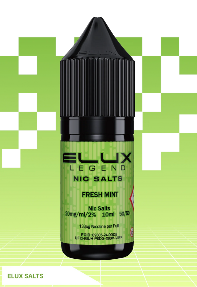 ELUX Fresh Mint - 10 MG - VAPE LAB SOLUTIONS Hover Image