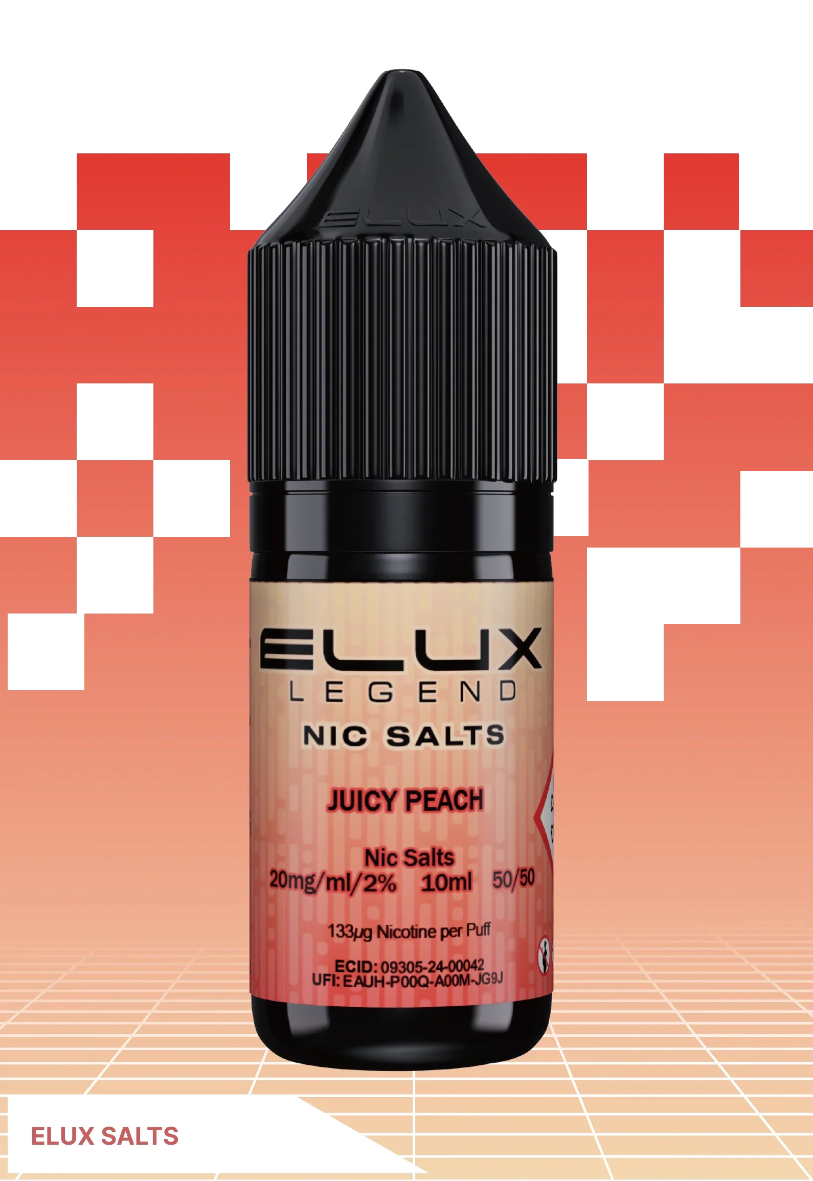 ELUX Juicy Peach - 10 MG - VAPE LAB SOLUTIONS