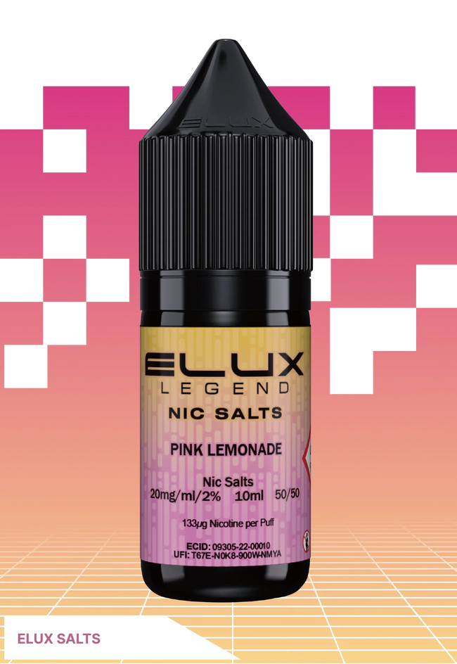 ELUX Pink Lemonade - 10 MG - VAPE LAB SOLUTIONS Hover Image