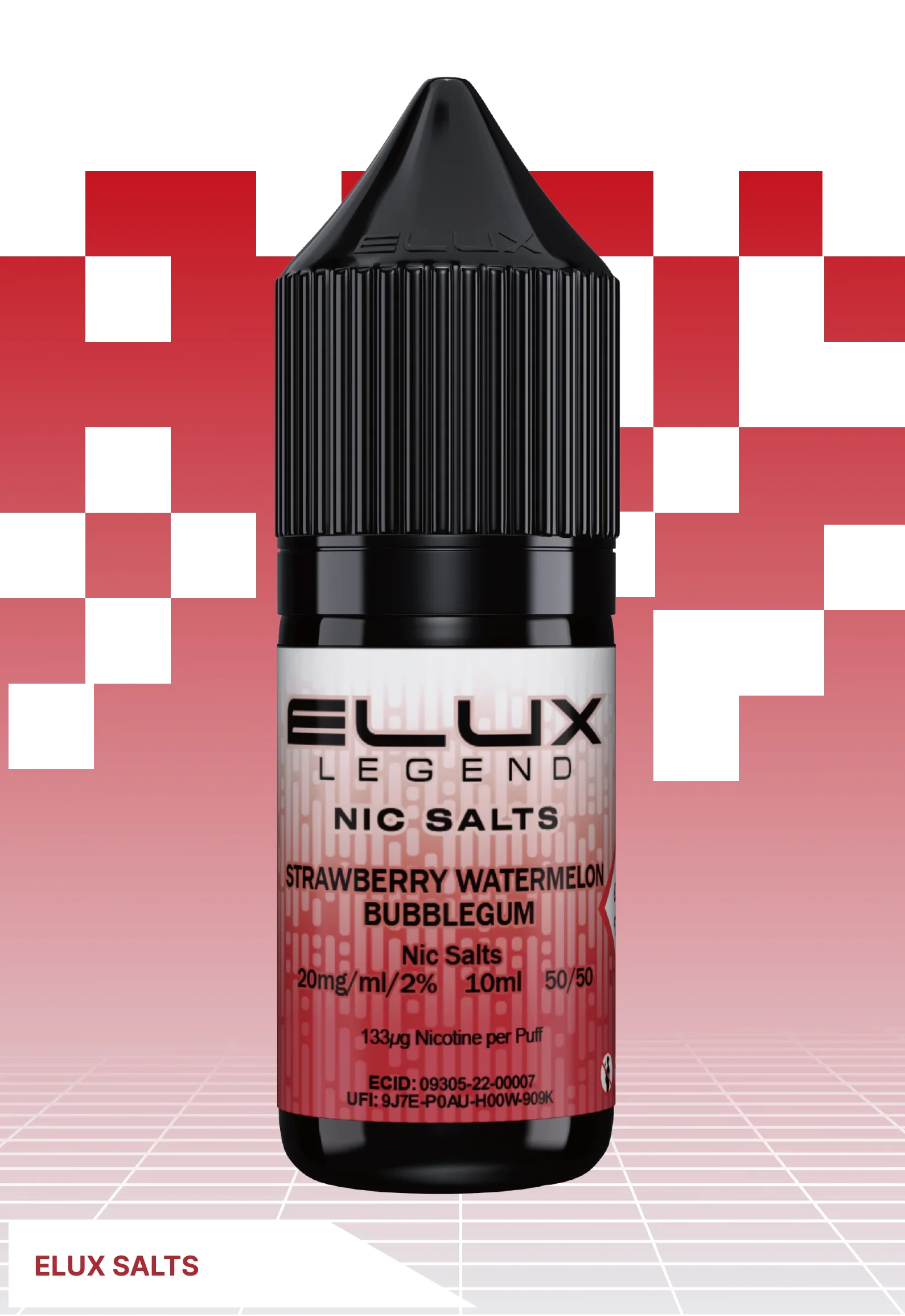 ELUX Strawberry Watermelon Bubblegum - 10 MG - VAPE LAB SOLUTIONS