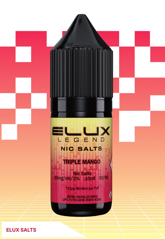 ELUX Triple Mango - 10 MG - VAPE LAB SOLUTIONS Hover Image