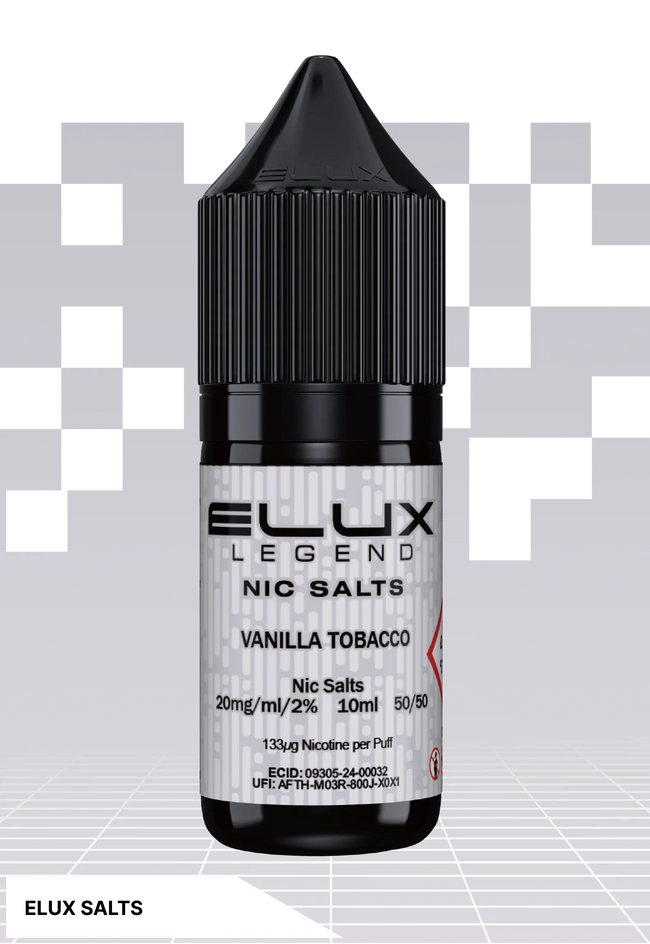ELUX Vanilla Tobacco - 10 MG - VAPE LAB SOLUTIONS Hover Image