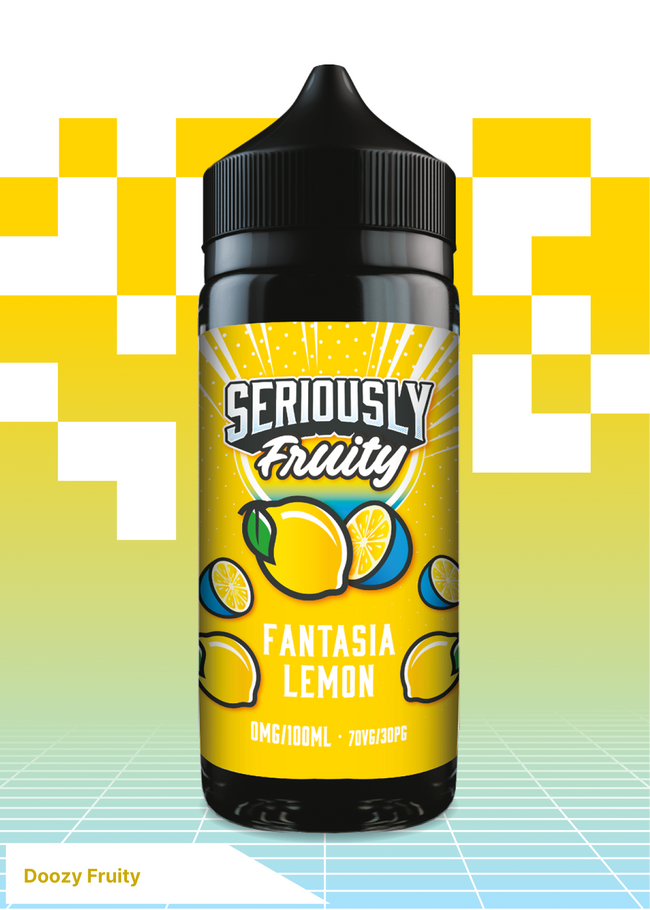 Doozy Fruity - Fantasia Lemon 100ML - VAPE LAB SOLUTIONS Hover Image