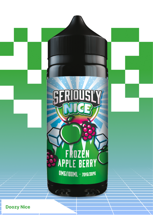 Doozy Nice -  Frozen Apple Berry 100ML - VAPE LAB SOLUTIONS Hover Image