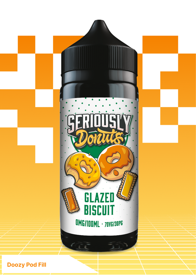 Doozy Donuts -  Glazed Biscuit 100ML - VAPE LAB SOLUTIONS Hover Image