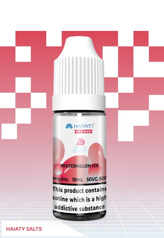Haiaty Salts - Watermelon Ice - 10 MG - VAPE LAB SOLUTIONS Hover Image