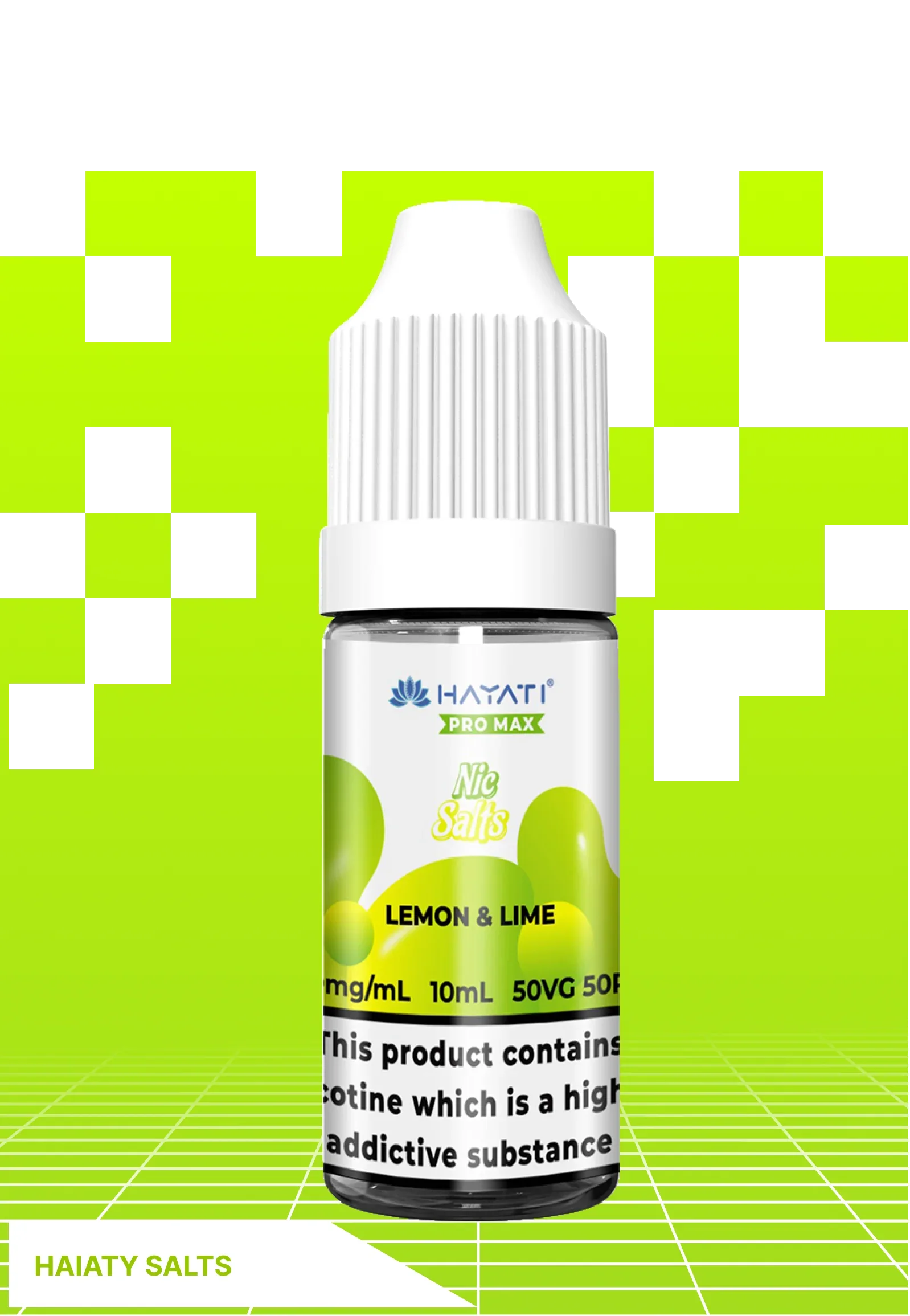 Hayati Salts - Lemon Lime - 10 MG - VAPE LAB SOLUTIONS
