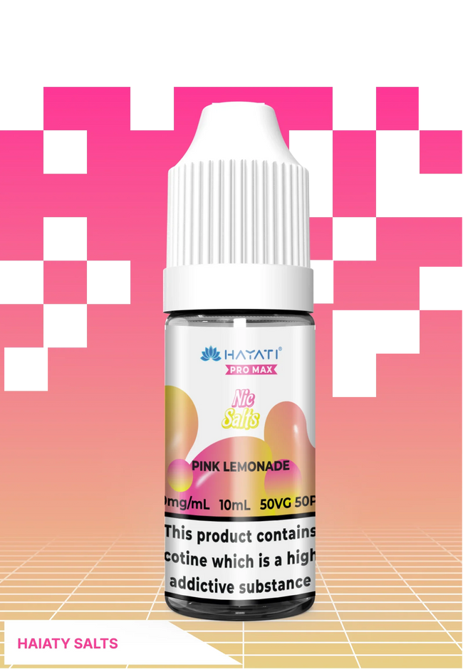 Hayati Salts - Pink Lemonade - 10 MG - VAPE LAB SOLUTIONS Hover Image