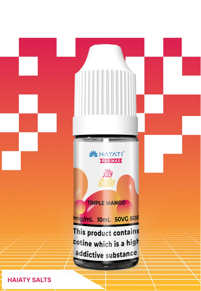 Hayati Salts - Triple Mango - 10 MG - VAPE LAB SOLUTIONS Hover Image