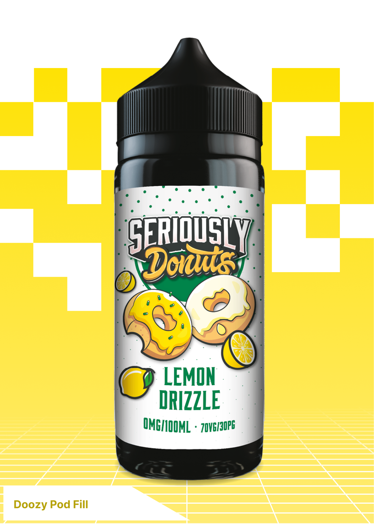 Doozy Donuts -  Lemon Drizzle 100ML - VAPE LAB SOLUTIONS