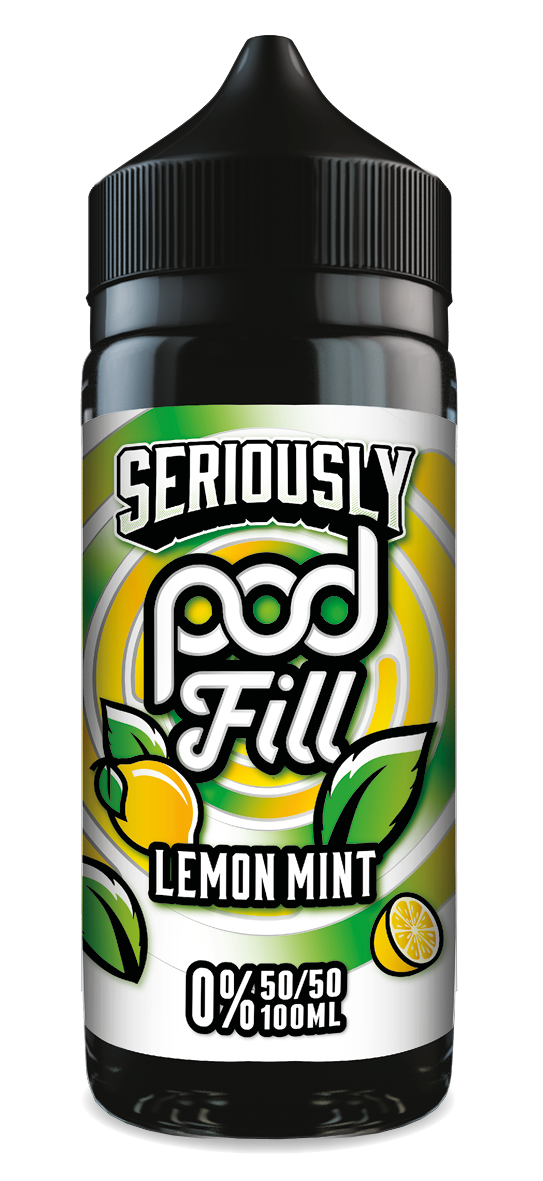 Doozy Pod Fill-  Lemon Mint 100ML - VAPE LAB SOLUTIONS