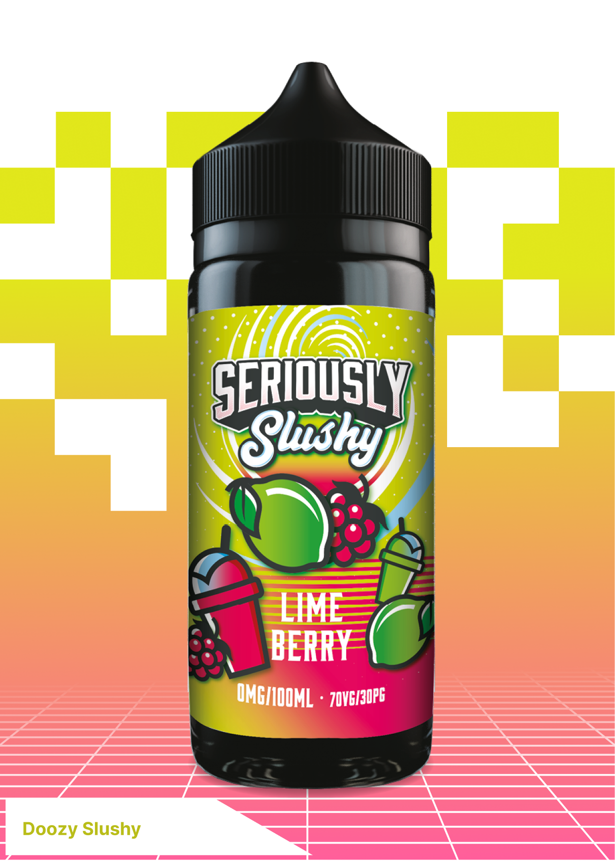 Doozy Slushy -  Lime Berry 100ML - VAPE LAB SOLUTIONS