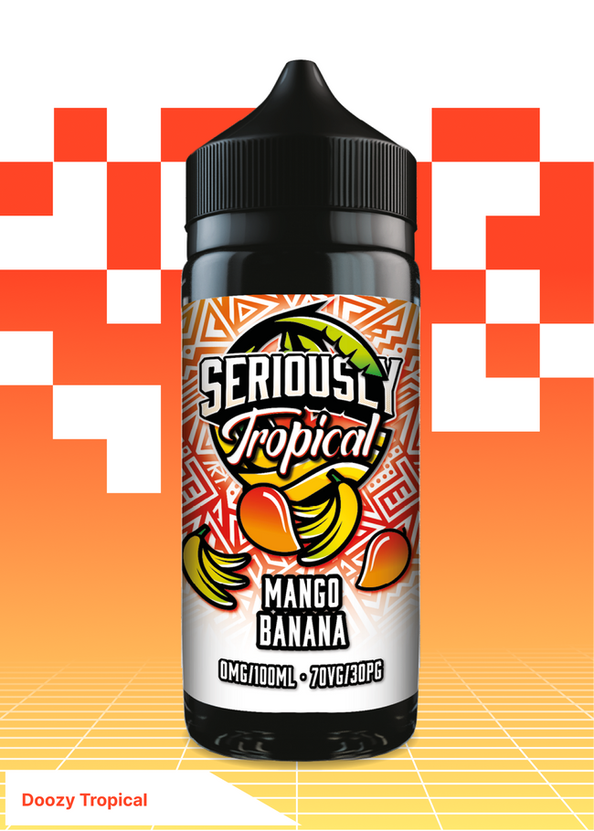 Doozy Tropical - Mango Banana 100ML - VAPE LAB SOLUTIONS Hover Image