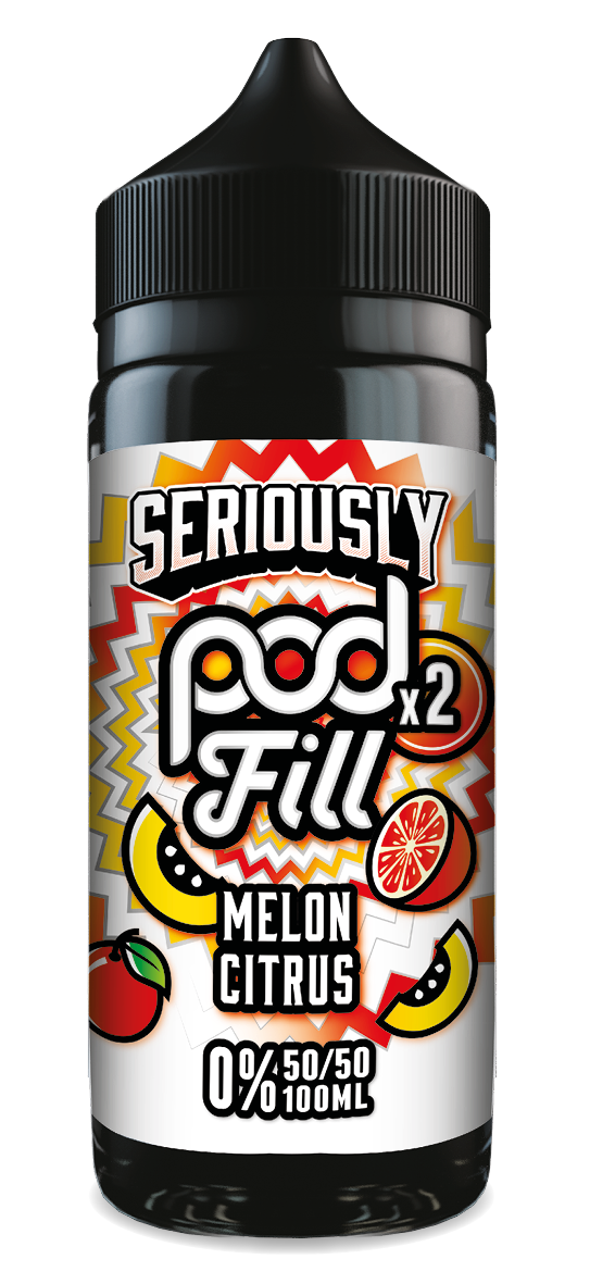 Doozy Pod Fill 2 - Melon Citrus 100ML - VAPE LAB SOLUTIONS