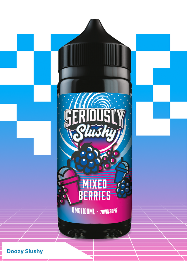 Doozy Slushy -  Raspberry Tangerine 100ML - VAPE LAB SOLUTIONS Hover Image