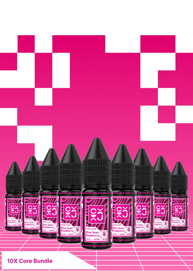 Core Juice 10X Bundle - Blue Sour Raspberry Hover Image