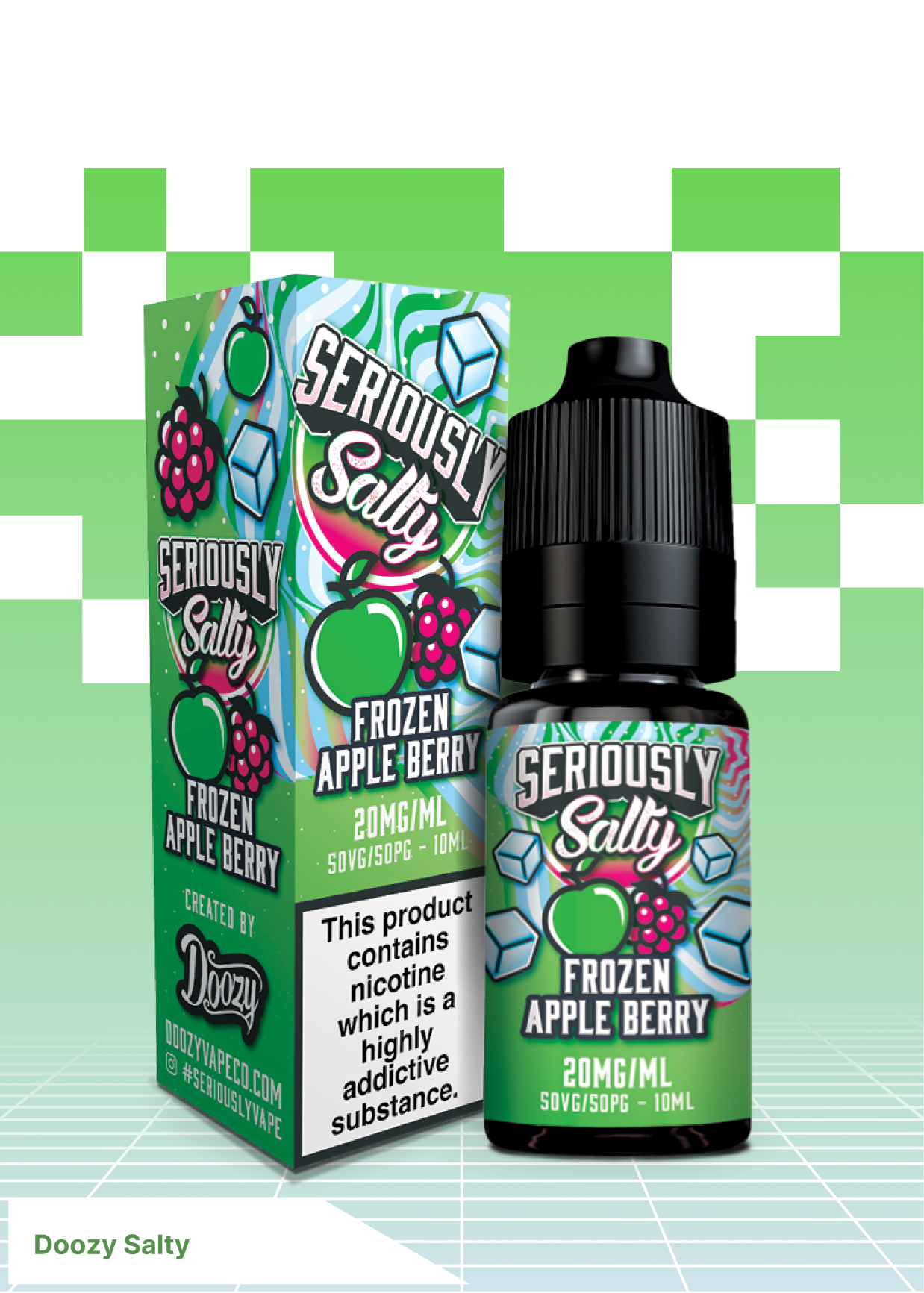 Doozy Seriously Salty -  Frozen Apple Berry - VAPE LAB SOLUTIONS
