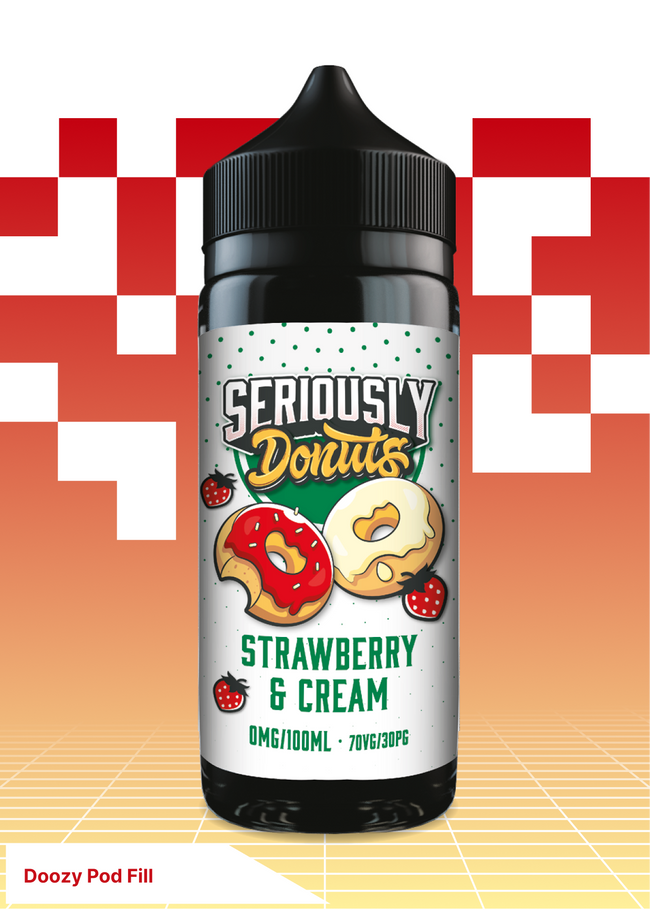 Doozy Donuts -  Strawberry Cream 100ML - VAPE LAB SOLUTIONS Hover Image