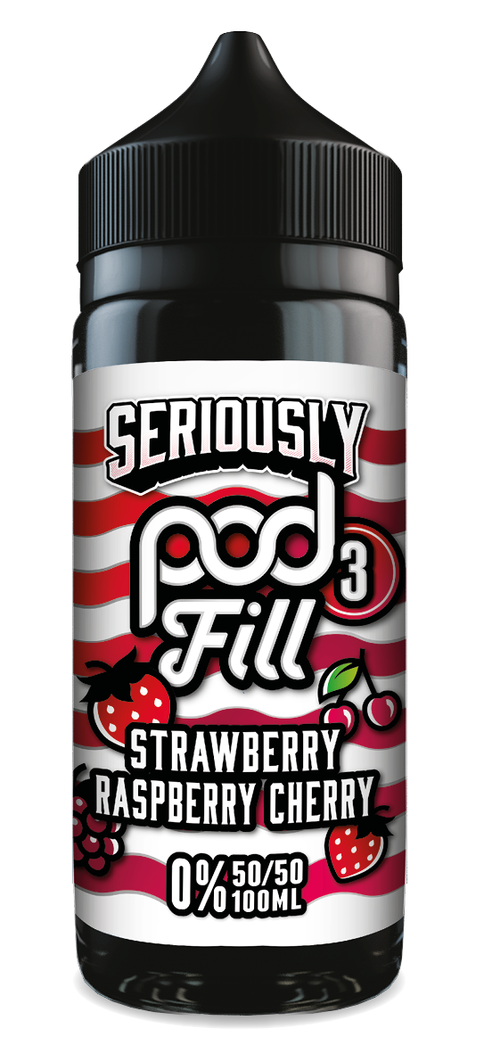 Doozy Pod Fill 3 - Strawberry Raspberry Cherry 100ML Main Image